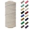 White Lion Macramé Cord – Cotton Rich Macrame Rope, 1 mm, 300 Feet, Yarn for Wall Decor, Crochet, Gift Wrapping, Wall Hanging, Plant Hangers, Handmade Crafts, Knitting